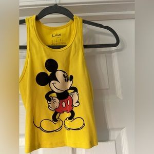 H&M Mickey Crop Tank